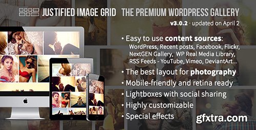 CodeCanyon - Justified Image Grid v3.0.2 - Premium WordPress Gallery - 2594251