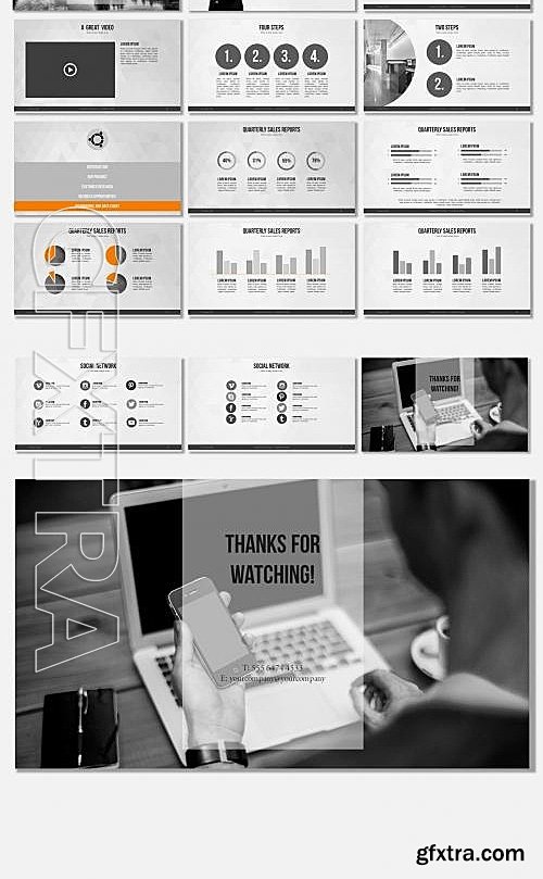 CM - Minimalistic Powerpoint Template 623518