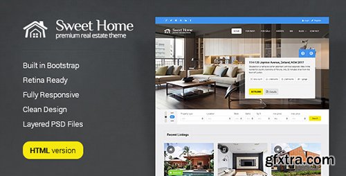 ThemeForest - Sweethome - Real Estate HTML Template (Update: 13 September 14) - 7725068