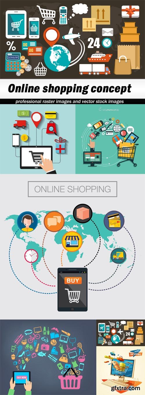 Online shopping concept