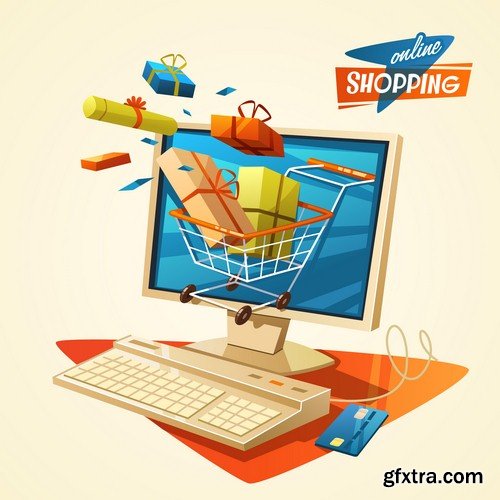 Online shopping concept