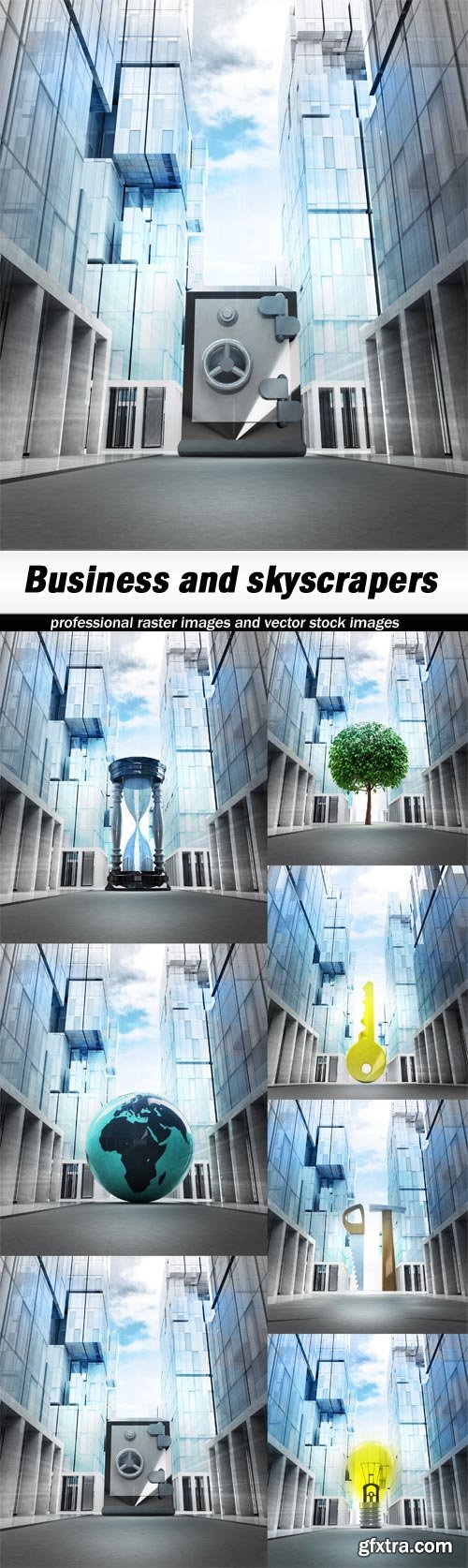 Business and skyscrapers