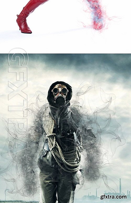 GraphicRiver - Smoke Photoshop Action - Smoke Effect Creator Action 15589521