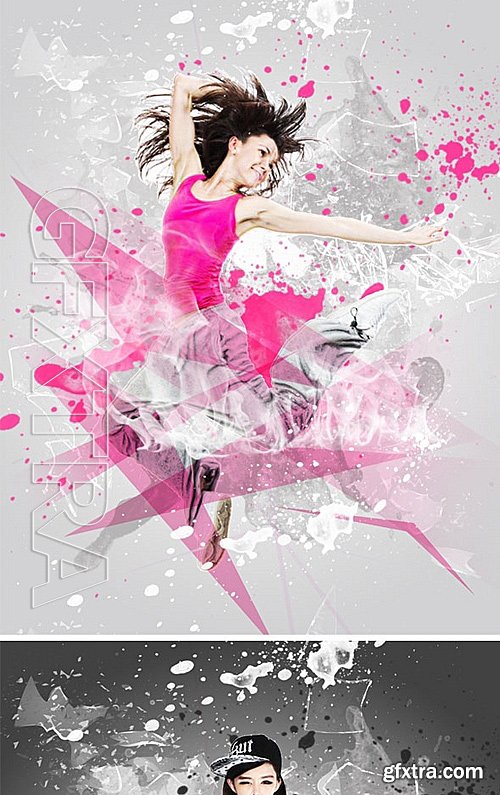 GraphicRiver - Splatter Photoshop Action 15573290