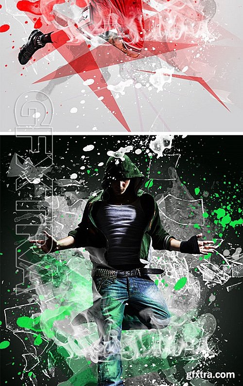 GraphicRiver - Splatter Photoshop Action 15573290