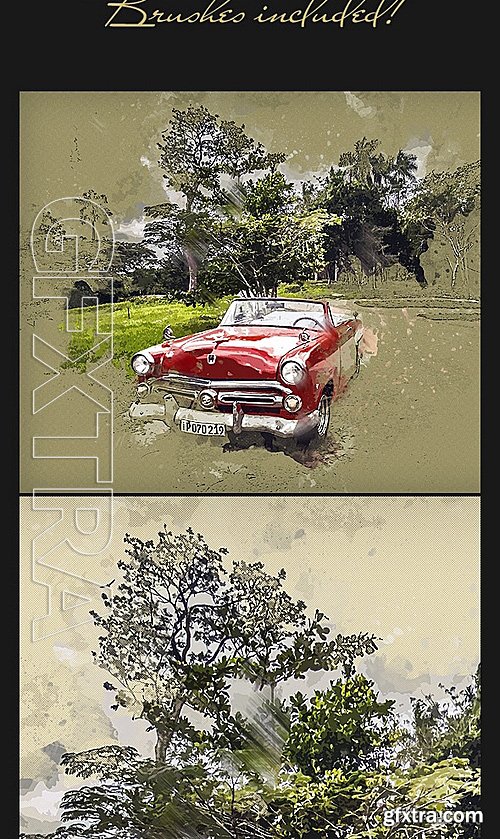 GraphicRiver - Uniqum - Sketch Painting PS Multi Action 15455539