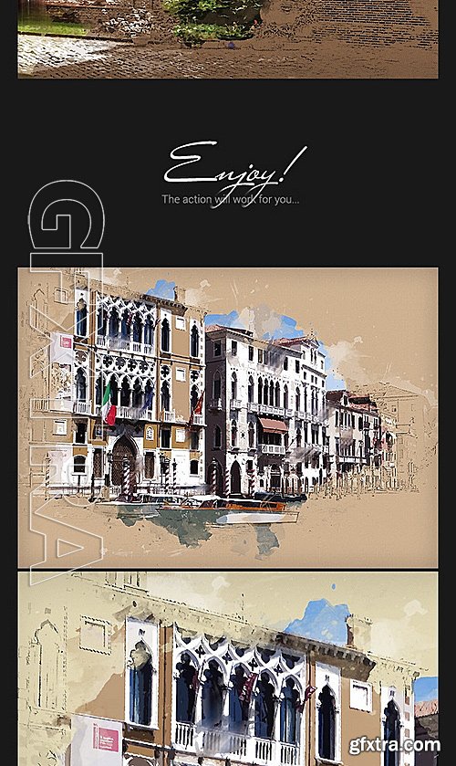 GraphicRiver - Uniqum - Sketch Painting PS Multi Action 15455539