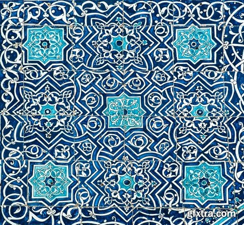 Arabic Pattern Tile - 25x JPEGs