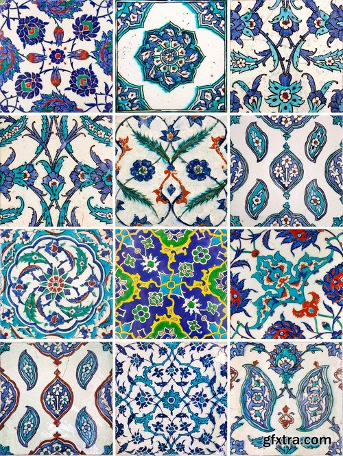 Arabic Pattern Tile - 25x JPEGs