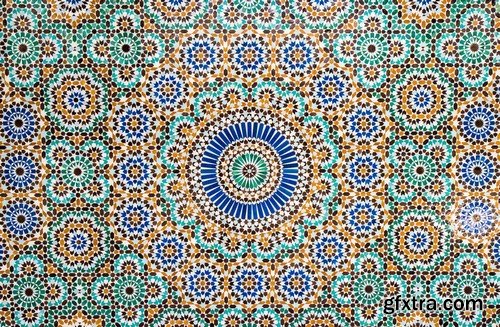 Arabic Pattern Tile - 25x JPEGs