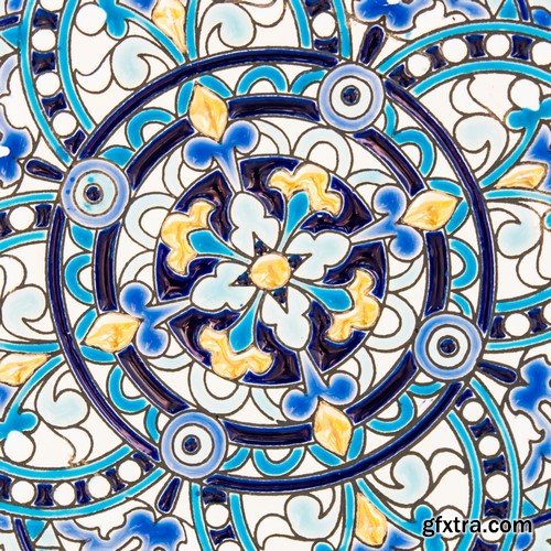 Arabic Pattern Tile - 25x JPEGs