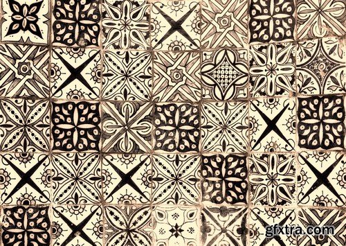 Arabic Pattern Tile - 25x JPEGs