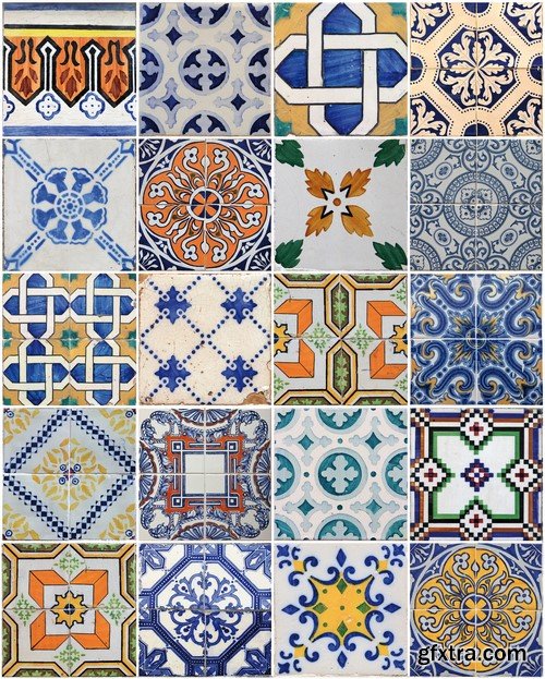 Arabic Pattern Tile - 25x JPEGs