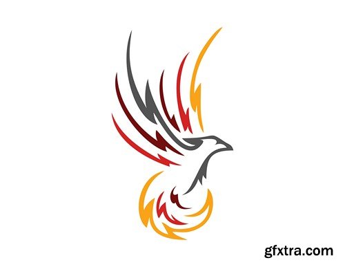 Phoenix Bird Logos - 20x EPS