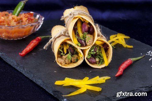 Tasty Beef Rolls - 20x JPEGs