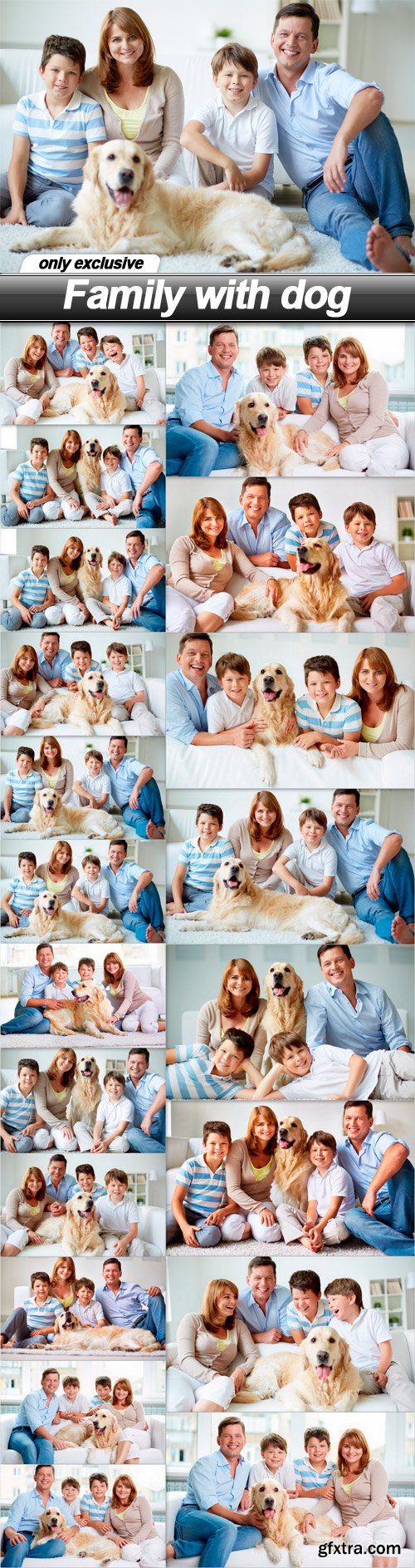 Family with dog - 20 UHQ JPEG