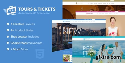 ThemeForest - Tours & Tickets v1.0 - HTML Template - 13181326