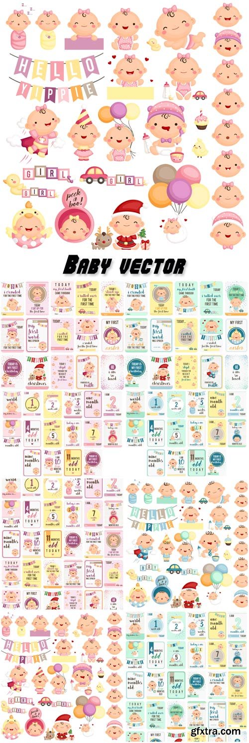 Baby vector, little kids