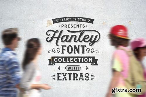 Creativemarket Hanley Font Collection 623759