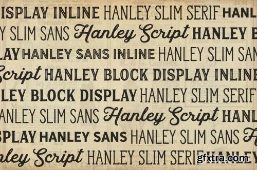 Creativemarket Hanley Font Collection 623759