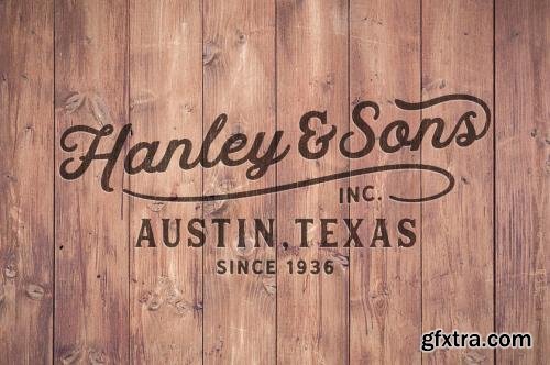 Creativemarket Hanley Font Collection 623759