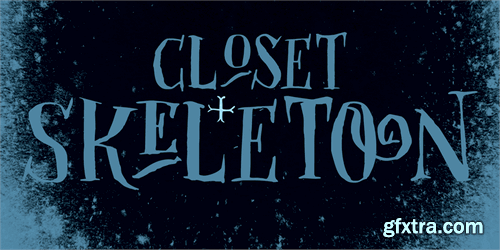 DK Closet Skeleton Font