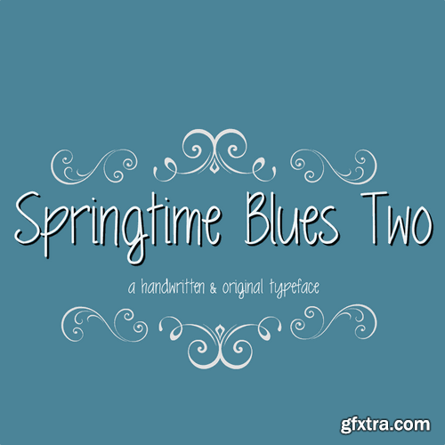 MRF Springtime Blues Two Font