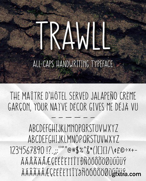 TRAWLL – Handwriting Typeface