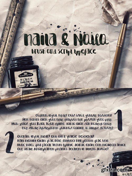 Naila Script Typeface