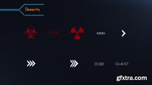 Motion Array - Modular HUD Elements After Effects Template