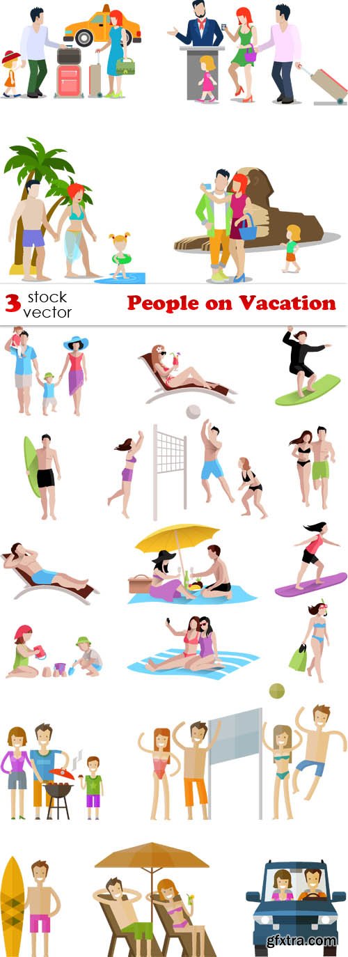 Vectors - People on Vacation