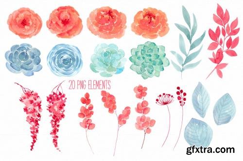 CreativeMarket Succulent mix RB-15 581259