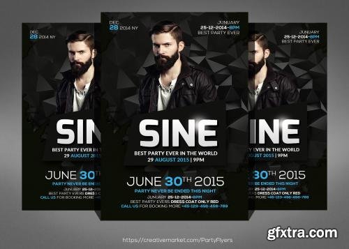 CreativeMarket Dj Guest Party Flyer Template 577962