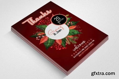 CreativeMarket 7 Thanks Giving Party Flyer Bundle 614634