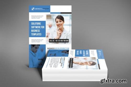 CreativeMarket Private Bank Flyer Template 611166