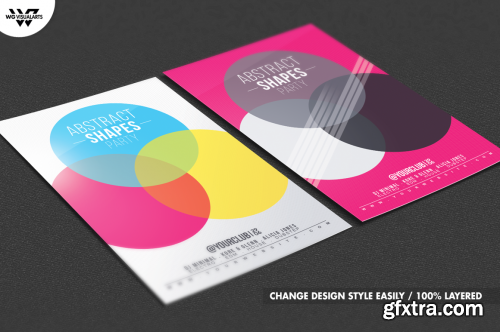 CreativeMarket MINIMAL SHAPES Flyer Template 622371