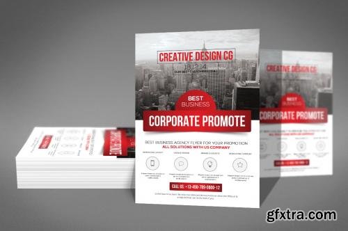 CreativeMarket Creative Corporate Flyer Template 611163