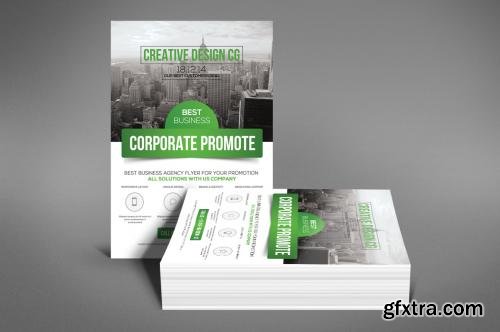 CreativeMarket Creative Corporate Flyer Template 611163