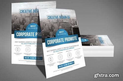 CreativeMarket Creative Corporate Flyer Template 611163