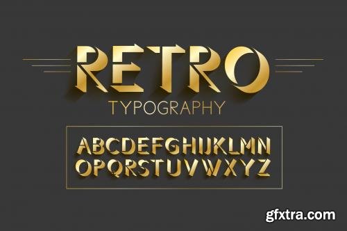 CreativeMarket retro typography design 607628