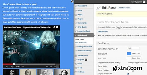 CodeCanyon - Slide Panel WordPress Plugin v1.0 - 6057061