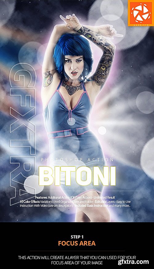 GraphicRiver - Bitoni Photoshop Action 15676035