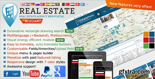 CodeCanyon - Real Estate Agency Portal v1.5.8 - 6539169