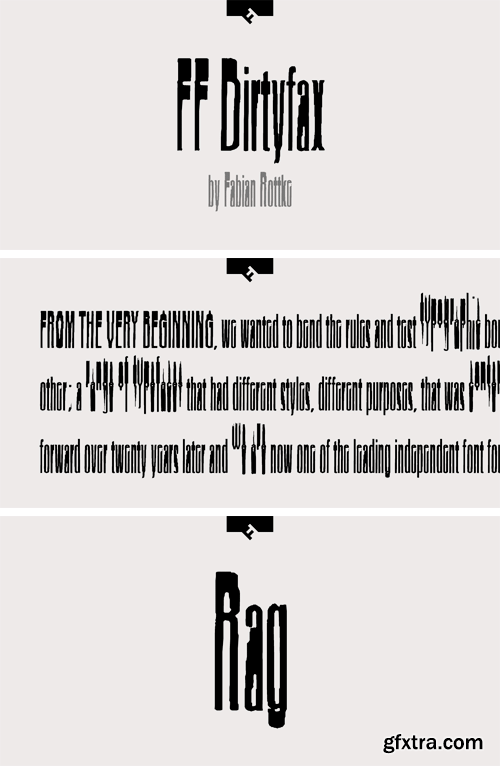 FF Dirtyfax Font Family