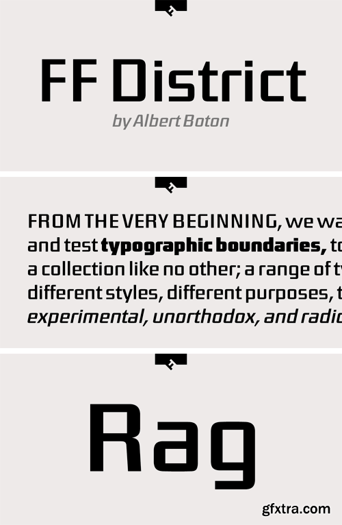 FF District Font Family