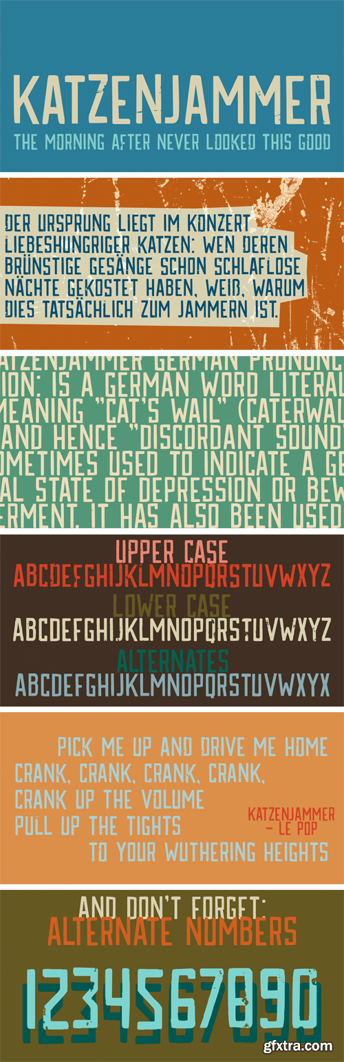 Katzenjammer Font Family