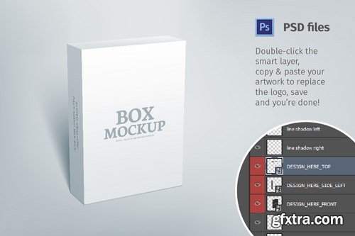 CM - Software Packaging Box Mockup 634345