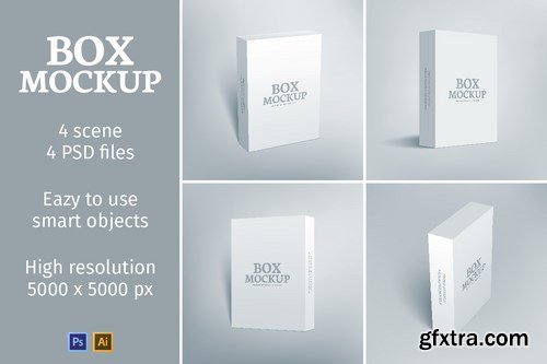 CM - Software Packaging Box Mockup 634345