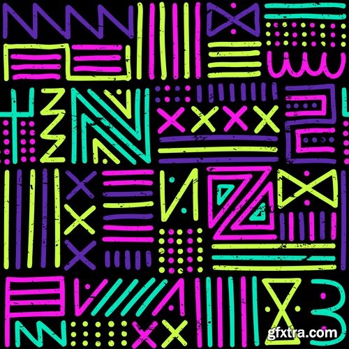 Collection pattern for the fabric background is Navajo 24 EPS