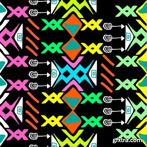 Collection pattern for the fabric background is Navajo 24 EPS